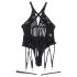 Subblime 954147 - stribet bodysæt - (sort)
