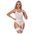 Subblime 954291 - kæde, gennemsigtig body sæt - hvid (L-XL)
