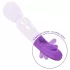 Intense Christy - vibrator med bevægelig tunge - lilla