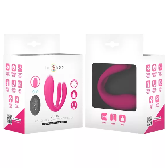 Intense Julia - G-punkts og klitoris vibrator - pink
