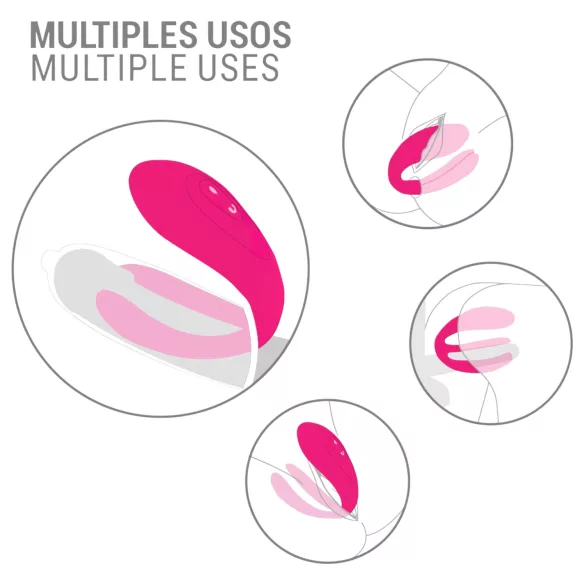 Intense Julia - G-punkts og klitoris vibrator - pink