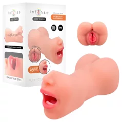   Intense Deep Touch Riley - masturbator med mund og vagina - realistisk - natur
