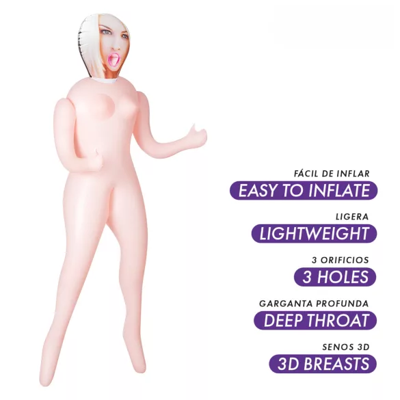 Intense Dolls Irina - oppustelig sexdukke - realistisk latex