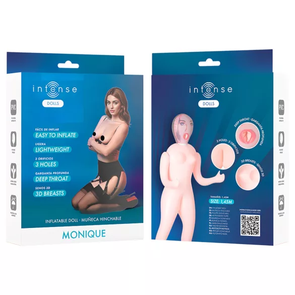 Intense Dolls Monique - oppustelig sexdukke - realistisk latex
