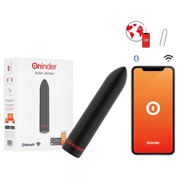 Oninder - App-styret vibrator (sort)
