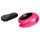 Virgite - Fjernbetjent par-vibrator (sort-pink)