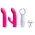 Platanomelón Bali - stavvibrator med 4 hoveder (lilla)