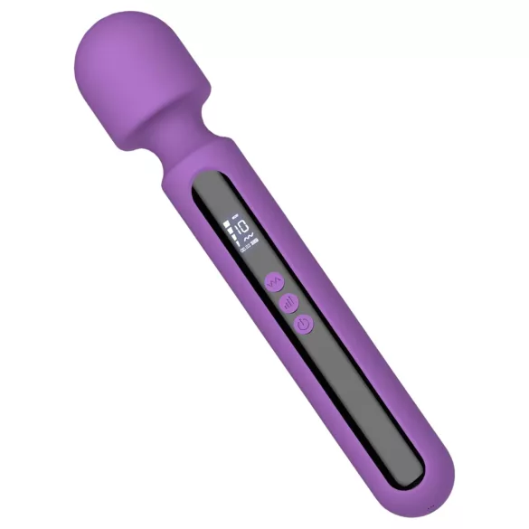 Engily Ross Aura - vibrator med massage - genopladelig digital - lilla