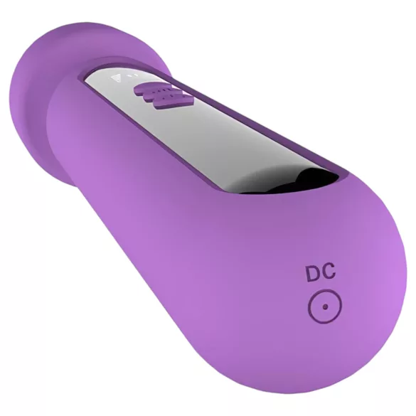 Engily Ross Aura - vibrator med massage - genopladelig digital - lilla