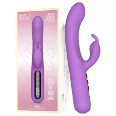   Engily Ross Swell - klitorisvibrator med arm - genopladelig - digital - lilla