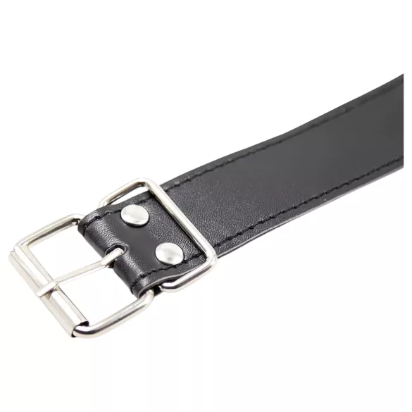 Latetobed - åben mundknebel - sort