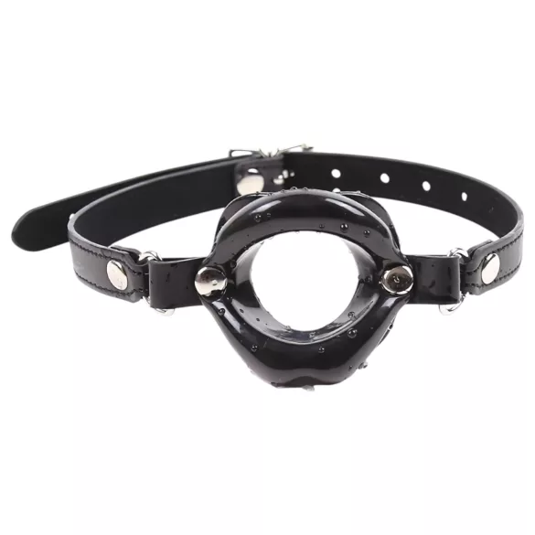 Latetobed - mundformet silikone gag - sort