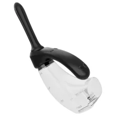   Afterdark - automatisk analrenser med vibration - gennemsigtig