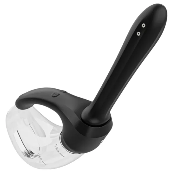 Afterdark - automatisk analrenser med vibration - gennemsigtig