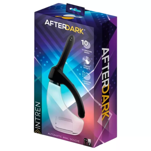 Afterdark - automatisk analrenser med vibration - gennemsigtig