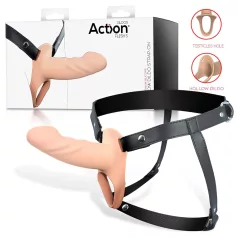 Action StrapOn S - hul strap-on dildo - natur