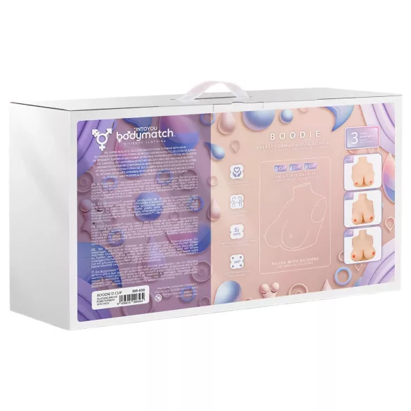 INTOYOU - strap-on realistiske bryster - silikone natur