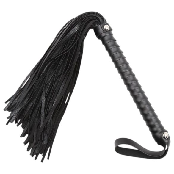 Latetobed - struktureret pisk - sort (48cm)