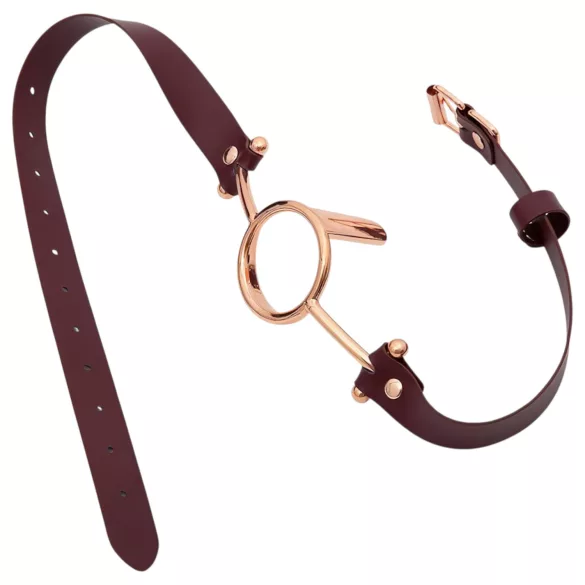 Latetobed - mundgag med ring - brun