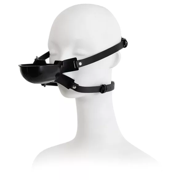 Latetobed - mundspærrer med drikketud - sort