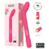 Adalet Gently - G-punkt og prostata vibrator - smart funktion - pink