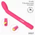 Adalet Gently - G-punkt og prostata vibrator - smart funktion - pink