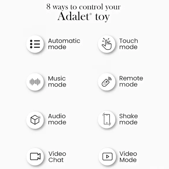 Adalet Gently - G-punkt og prostata vibrator - smart funktion - pink