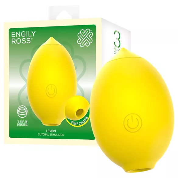 Engily Ross Lemon - bølget klitorisvibrator med citronduft (gul)