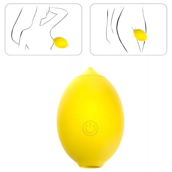 Engily Ross Lemon - bølget klitorisvibrator med citronduft (gul)
