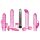 Evolved Intense - Vibrator Sæt - 8 Dele (Pink)