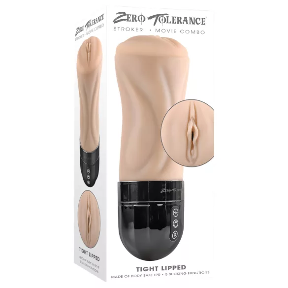 Zero Tolerance - masturbator med sug og vibration - natur