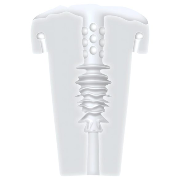 Zero Tolerance - masturbator med vibration og sugefunktion - gennemsigtig