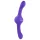 Evolved - dobbelt vibrator med vibration og rotation - genopladelig lilla