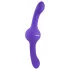 Evolved - dobbelt vibrator med vibration og rotation - genopladelig lilla