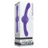 Evolved Vores Gyro-Vibe - genopladelig, vibrerende dobbeltdildo (lilla)