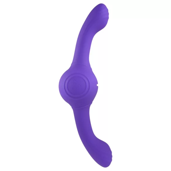 Evolved - dobbelt vibrator med vibration og rotation - genopladelig lilla