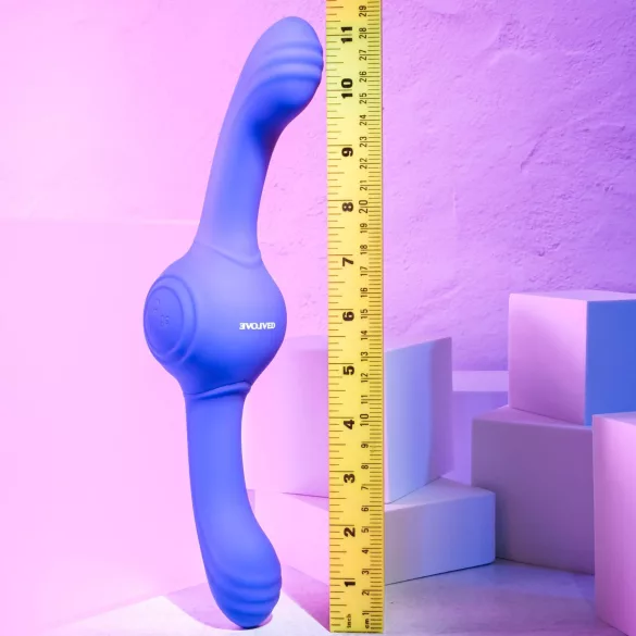 Evolved - dobbelt vibrator med vibration og rotation - genopladelig lilla