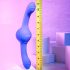Evolved Vores Gyro-Vibe - genopladelig, vibrerende dobbeltdildo (lilla)
