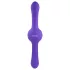 Evolved - dobbelt vibrator med vibration og rotation - genopladelig lilla