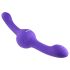 Evolved Vores Gyro-Vibe - genopladelig, vibrerende dobbeltdildo (lilla)
