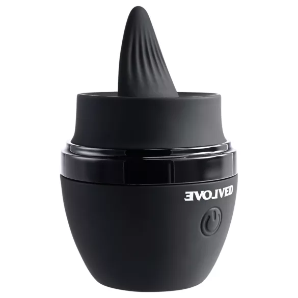 Evolved - klitorisvibrator med tunge - genopladelig - sort