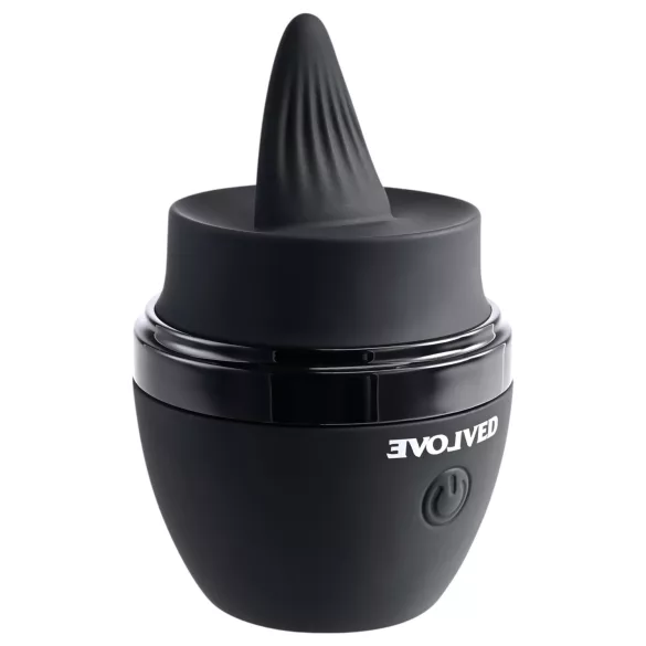 Evolved - klitorisvibrator med tunge - genopladelig - sort
