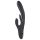 Playboy Rapid Rabbit - opladelig klitorisvibrator (sort)