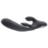 Playboy Rapid Rabbit - opladelig klitorisvibrator (sort)