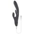 Playboy Rapid Rabbit - opladelig klitorisvibrator (sort)