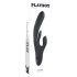 Playboy Rapid Rabbit - opladelig klitorisvibrator (sort)