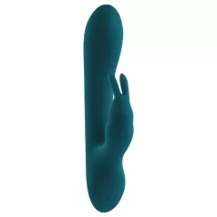   Playboy Rabbit - klitorisvibrator med arm - genopladelig, vandtæt, turkis