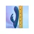 Playboy Rabbit - klitorisvibrator med arm - genopladelig, vandtæt, turkis