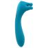 Evolved Heads or Tails - Genopladelig dobbeltsidet vibrator (blå)