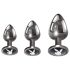Playboy - Anal Plug Sæt - 3 stk. (Sølv)